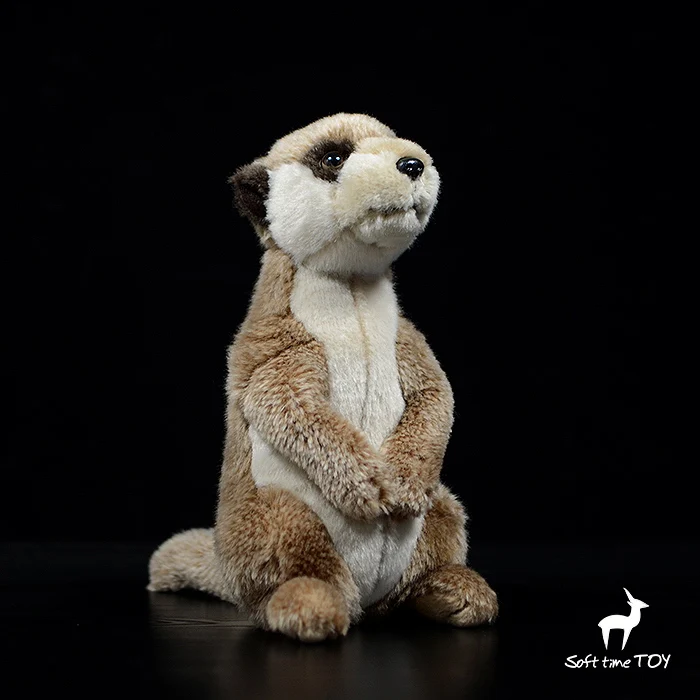 Kawaii Meerkat кукла игрушечные лошадки Симпатичные реальной жизни плюшевые куклы
