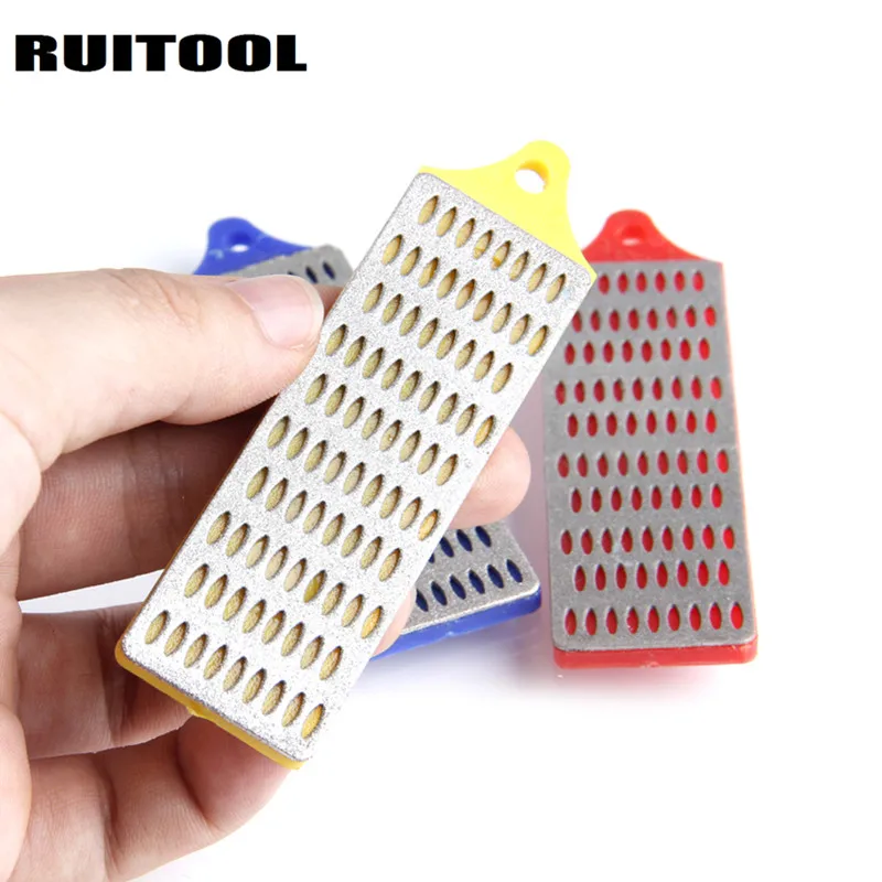 Набор алмазных точильных камней RUITOOL 3 шт. 180/260/360 зернистость алмазная пластина