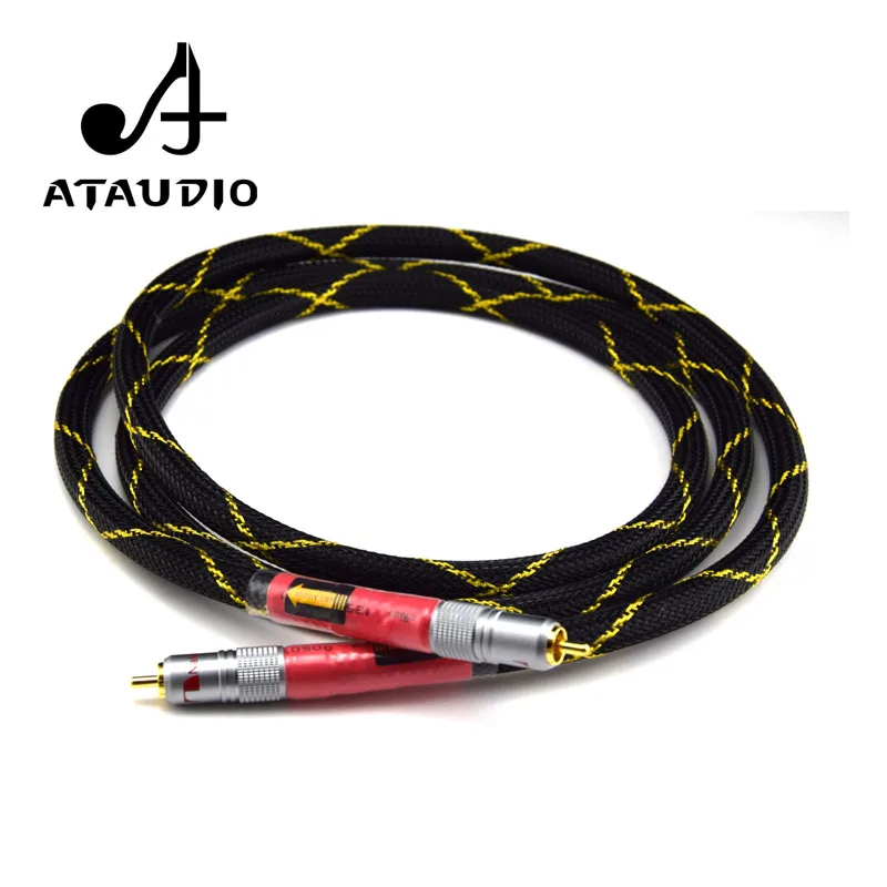 Цифровой коаксиальный кабель ATAUDIO 8N OFC Ortofon Hi Fi 75 Ом RCA|Кабели VGA| |
