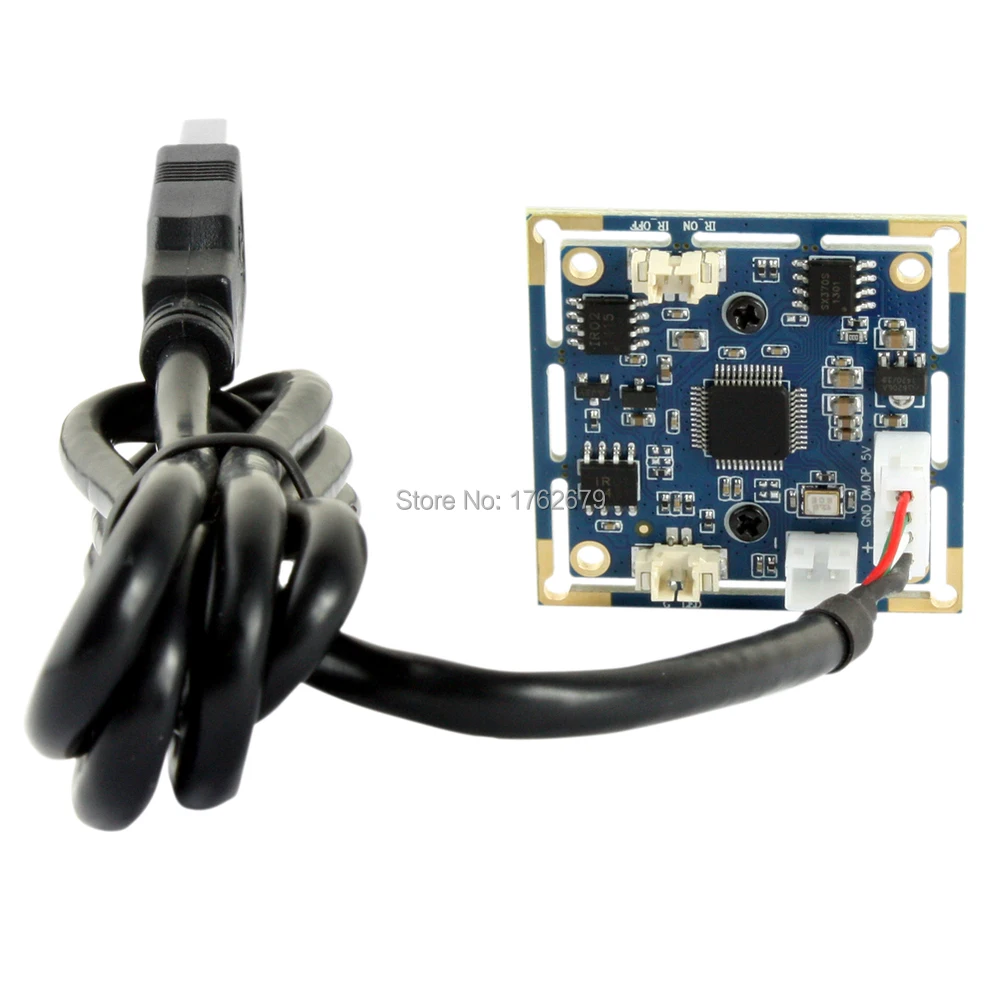 MJPEG 30fps 640x480 VGA 170 градусов объектив рыбий глаз OV7725 Модуль мини usb камеры с