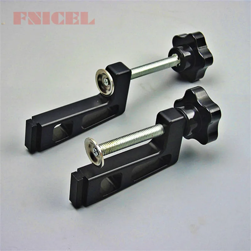 

2Pcs/set Woodworking Special Fixing Clips G Clamp for wood working Fence and 45 Type T Track Slot Thickest Clips 65MM