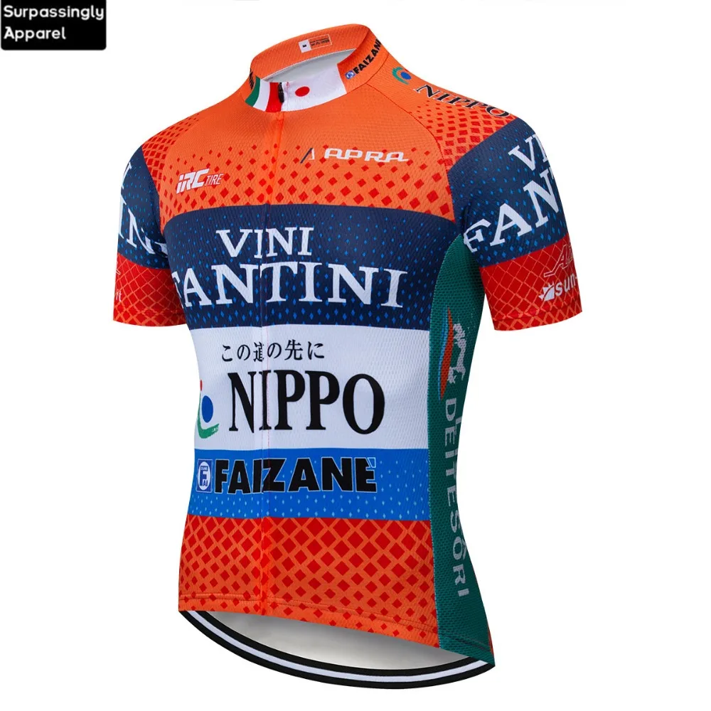 2019 Тур VINI Команда Pro Велоспорт Джерси оранжевый MTB Ropa Ciclismo мужская женская летняя