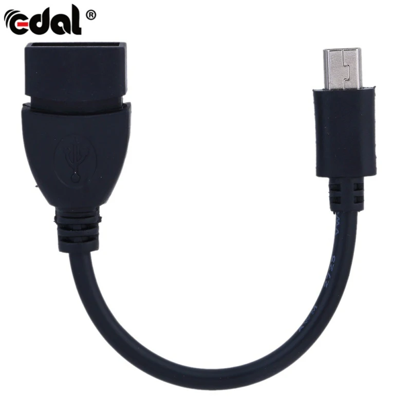 EDAL USB A Женский к Мини B Мужской кабель адаптер 5Pin OTG V3 порт для передачи данных