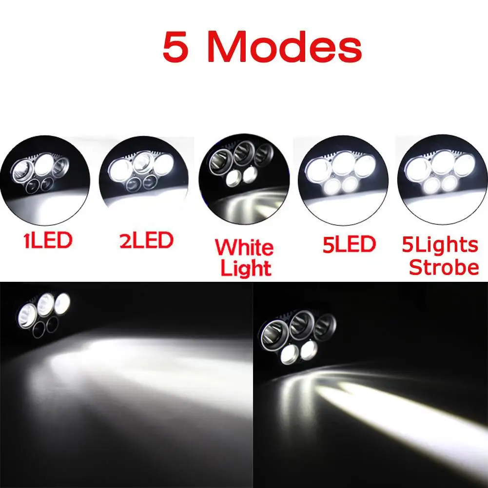 SKYWOLFEYE светодиодный налобный фонарь 80000LM T6 5X перезаряжаемый ультра яркий 18650