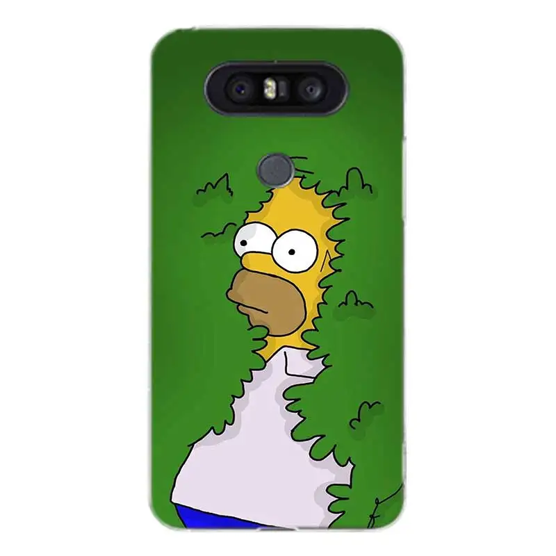 Чехол для задней панели Homer J. Simpson мягкий силиконовый чехол из ТПУ LG G8s Q8 Q7 Q6 G7 G6 G5 V50