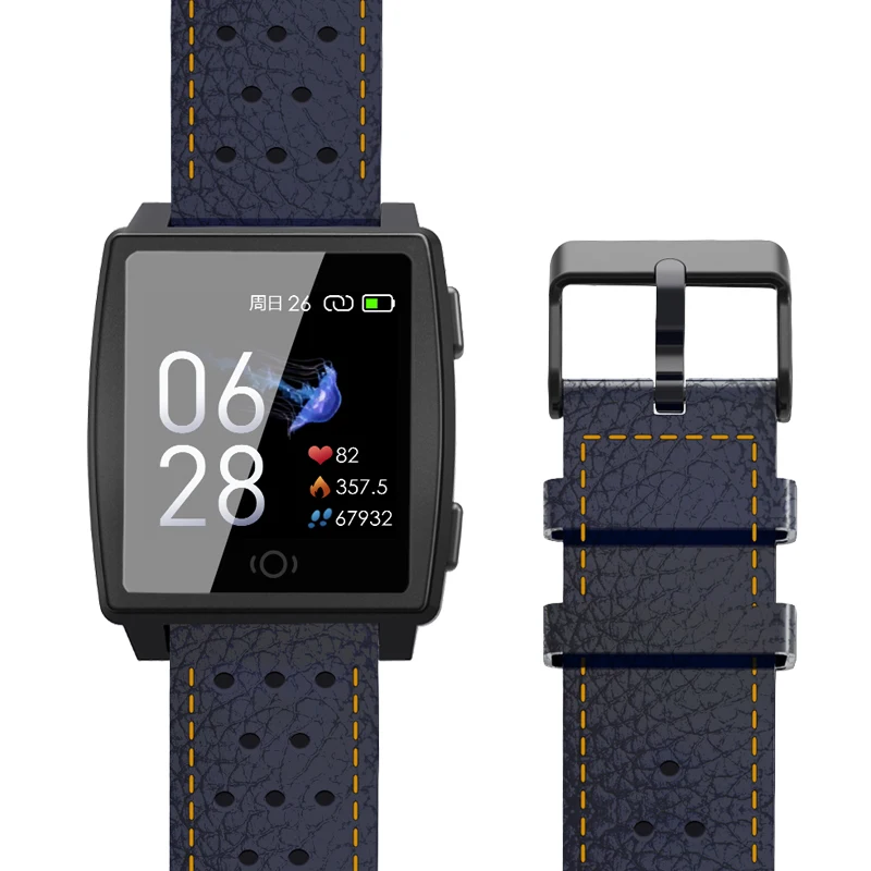 

CK22 Smart Watch waterproof Heart Rate Blood Pressure Sports Smartwatch Fitness Tracker Bracelet Bluetooth Clock For IOS Android