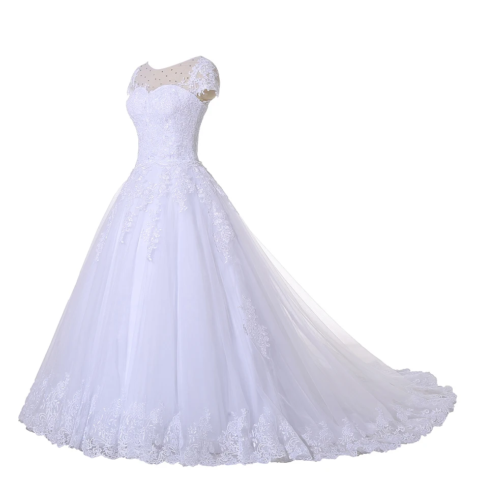 Романтичное сексуальное прозрачное свадебное платье Ruby Bridal из фатина с