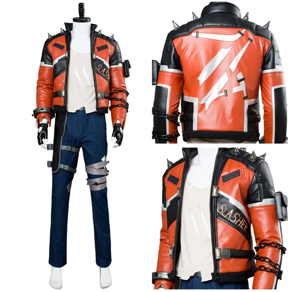 Костюм для косплея OW Soldier 76 Slasher костюм из кожи пиджак Униформа костюмы Хэллоуина
