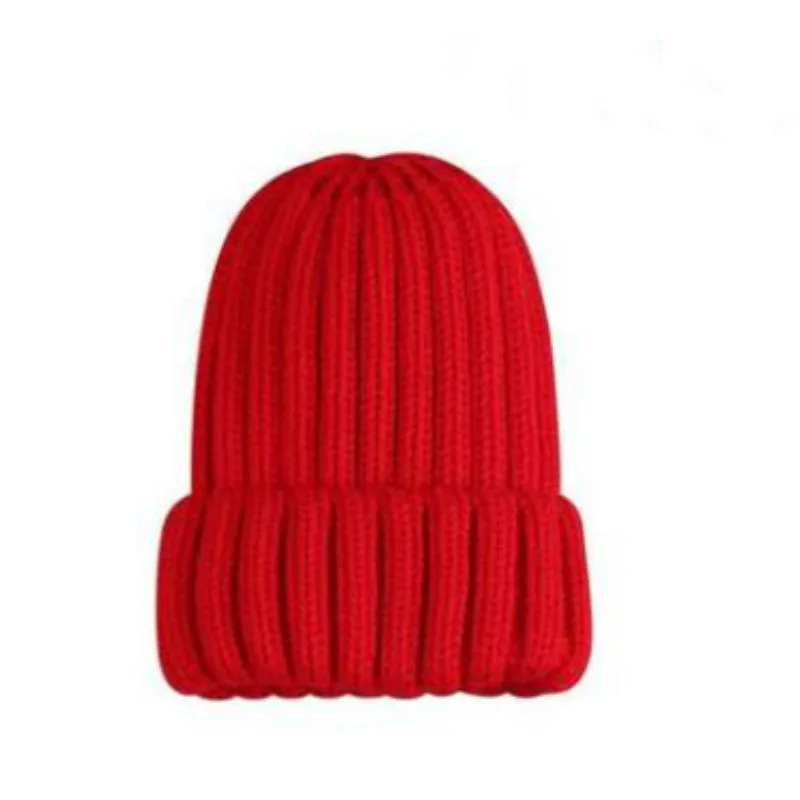 beanie red Который в душ для женщин и девочек два помпонами зимняя шапочка семьи теплые двойные помпонами промашка вязаная шапка мультфильм Дети Лыжный крышка - Цвет: beanie red