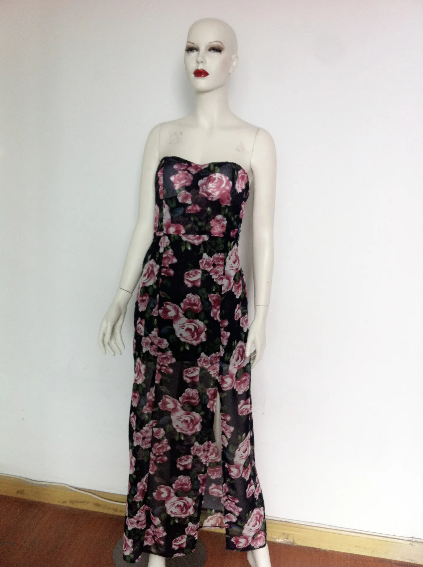 Летнее платье женщины-бич Vestidos Longos печать длинные платья Vestido лонго одеяние Vetement