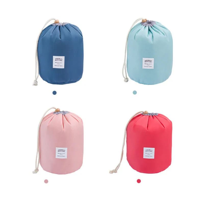 Портативная Водонепроницаемая нейлоновая дорожная косметичка в форме ведра LDAJMW