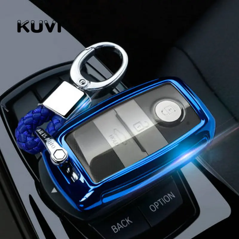 Чехол для ключей автомобиля из ТПУ, чехол для ключей, брелок для Kia K3 K3S K4 K5 KX3 KX5 Sportage R Sorento Carens Carnival Shuma