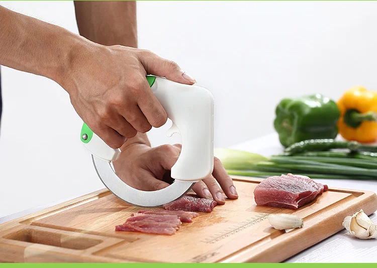 Горячая Распродажа, круглый кухонный нож, портативный многофункциональный круговой кухонный нож, 360 Тип, кухонная плита для резки овощей, артефакт, кухонные инструменты
