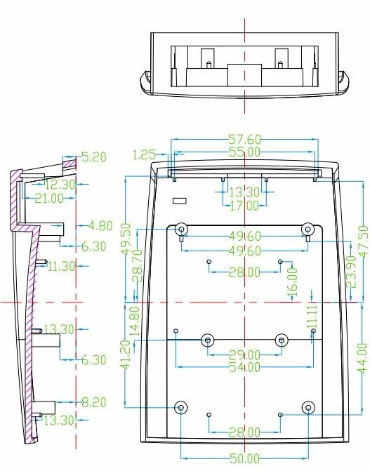 5 шт./лот 110*80*25 мм Лидер продаж маленький корпус из АБС-пластика для системы