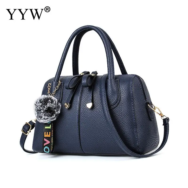 

Leather Women Bag Vintage Female Top Handle Handbags Lady Shoulder Crossbody Bag Female Purse Tote With Polyester Striped