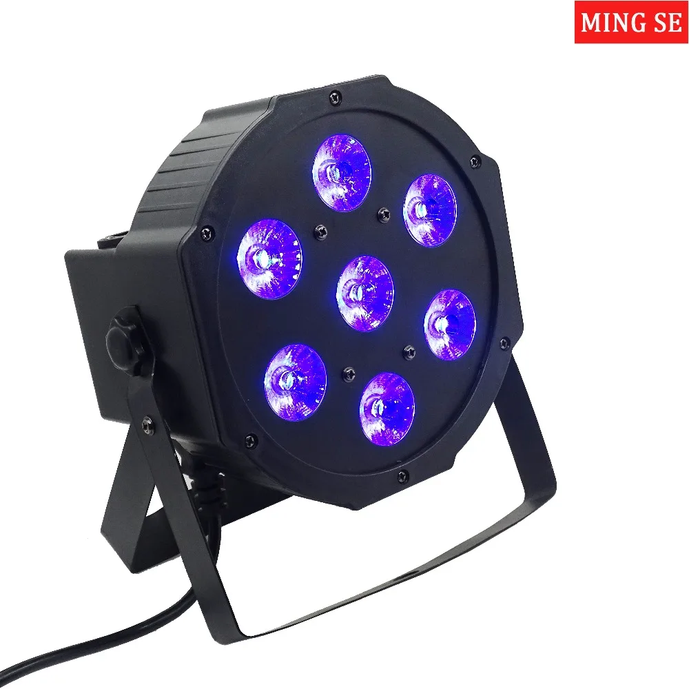 25 Угловые большие линзы 7x18 Вт светодиодные прожекторы Par RGBWA UV 6 в 1 плоские dmx512 для