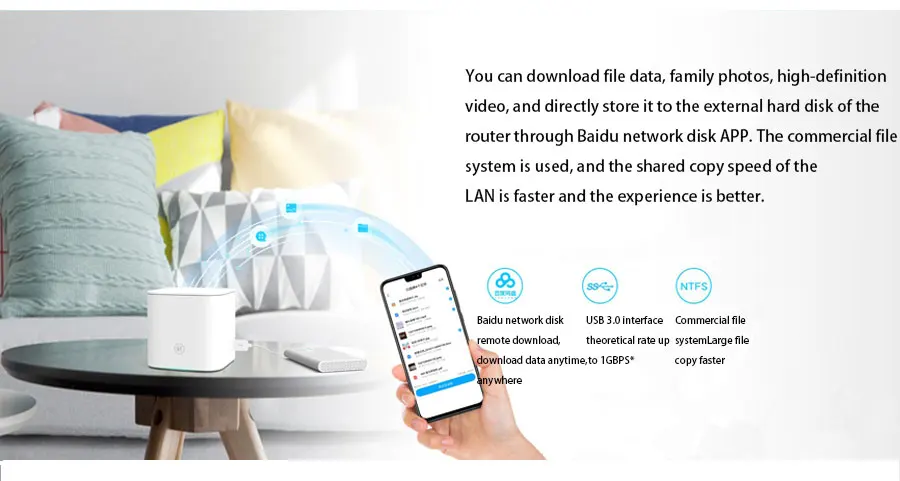 Huawei Honor Wifi роутер Pro 2 2,4 ГГц 5 ГГц двухдиапазонный беспроводной 1167 Мбит/с Wi-Fi 802,11 ac приложение дистанционное управление