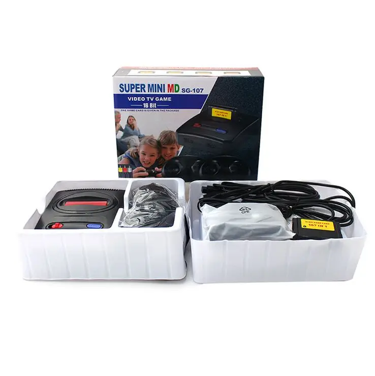 Горячий 94/167/333/600/620/621/660/821 8bit/ 16bit HDMI AV Ретро Классический Ручной Семья мини ТВ игровая консоль проигрыватель - Цвет: SG-107