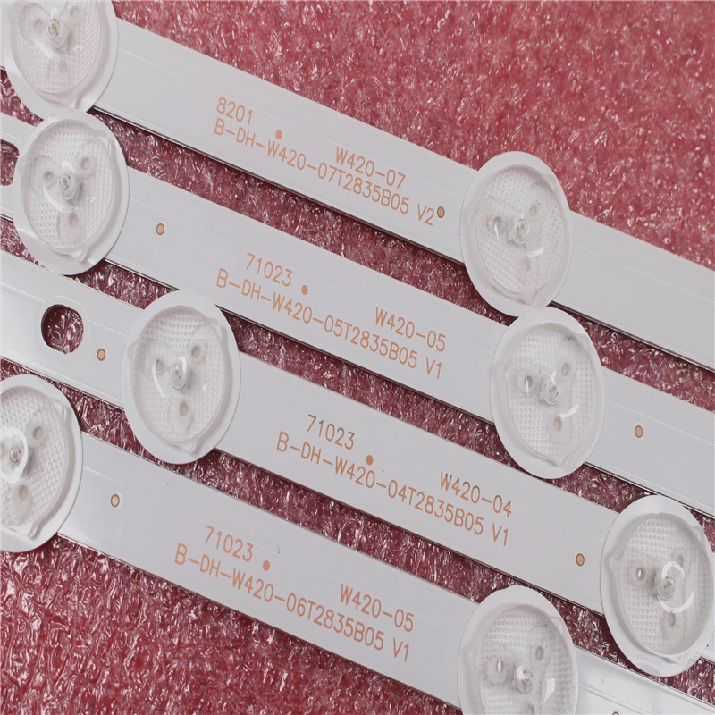 10 шт./лот Новинка Светодиодный подсветка бар для 4" ROW2.1 REV0.0 6916L-1412A/1413A/1414A/1415A, 6916L-1214A/1215A/1216A/1217A