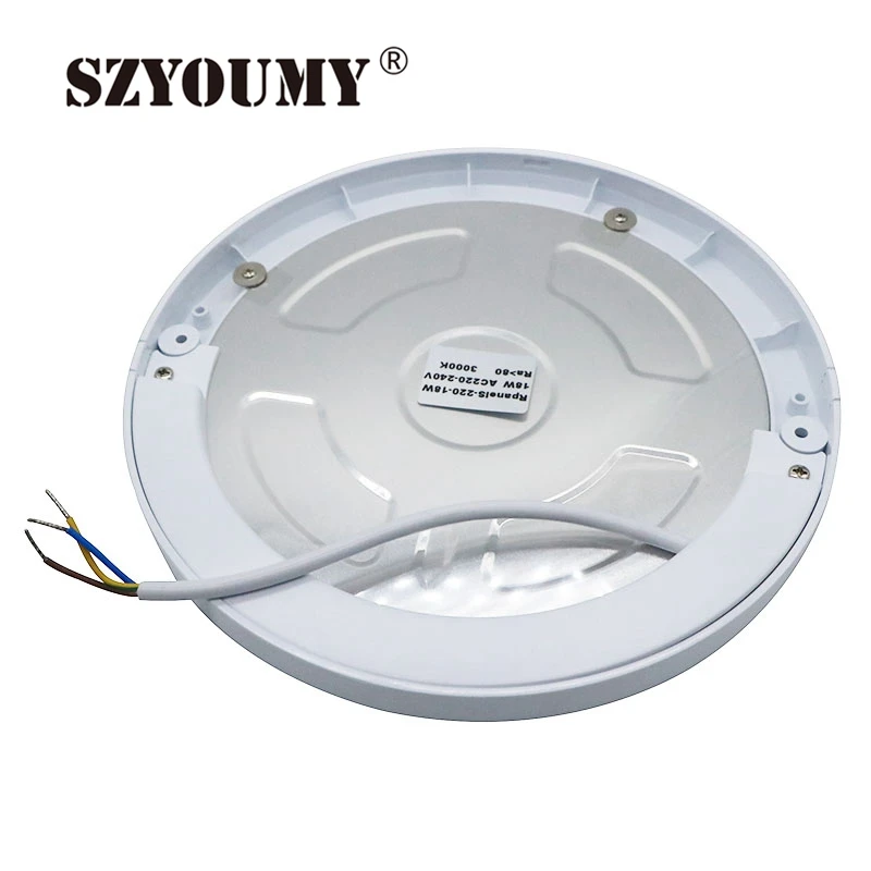 SZYOUMY LED панель света PIR датчик движения Детектор тела потолок 18 Вт 15 мм ультра