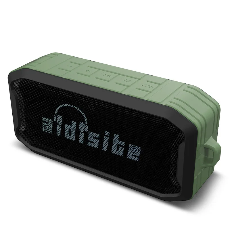 Green Aidisite портативный Bluetooth динамик IPX7 водонепроницаемый беспроводной открытый динамик стерео звук Bluetooth V5.0 громкий динамик - Цвет: Green