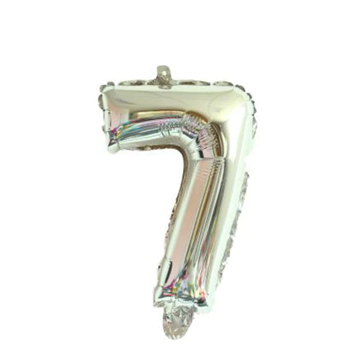 7 for 1PC 12 дюймов латексные на день рождения воздушные шары 18 30 40 50 60 70 Юбилей Свадебные украшения вечерние свадебные сувениры 10 шт./лот - Цвет: 7 for 1PC