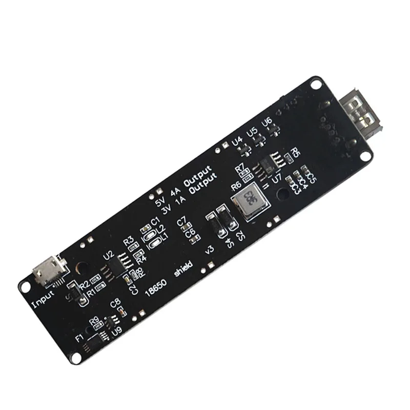 1 шт. 18650 Держатель батареи V3 макетная плата совместим с пирог raspberry PI 3 Защита от
