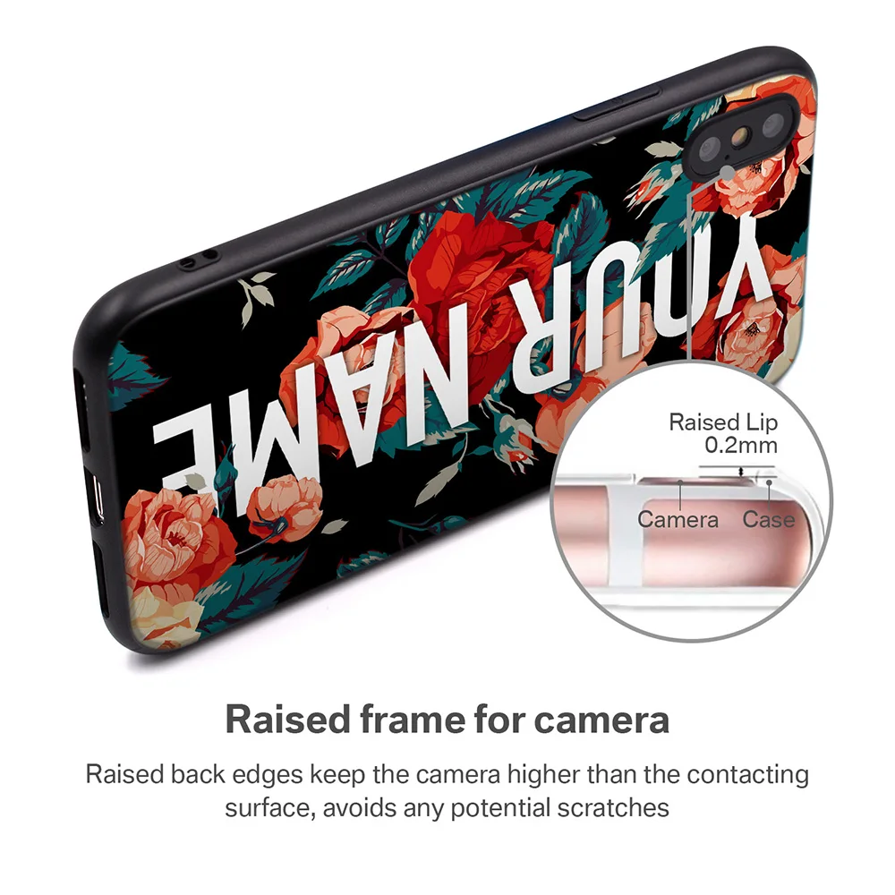 Чехол для iPhone 5 5S 6 6S 7 8 Plus X Мягкий ТПУ чехол на заказ Samsung S7 S8 S9 Huawei P9 P10 P20 Lite|Бамперы|