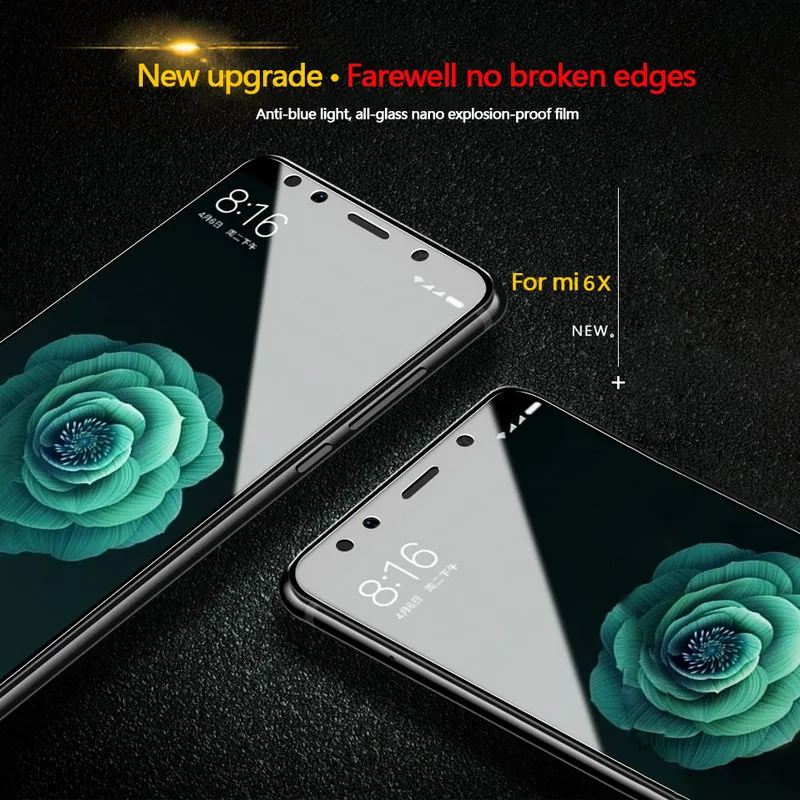 WHAY 5D стекло для Xiaomi Redmi 4X закаленное Полный Чехол 4x Защита экрана Redmi4x стеклянная