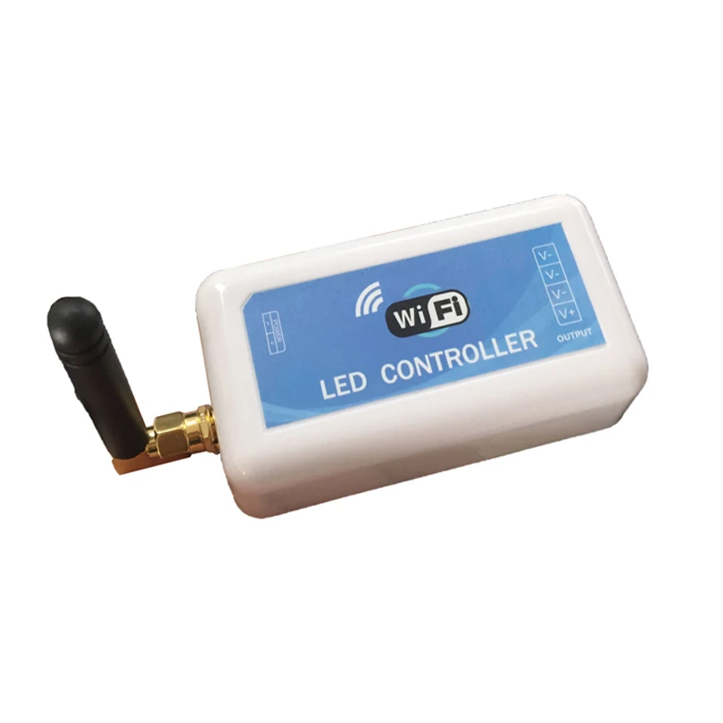 mini dc12v 24v single color led wifi controller control smd 5050 3528 strip light by smartphone | Лампы и освещение