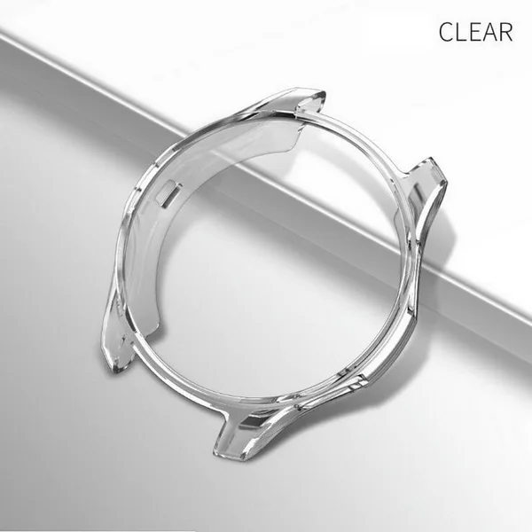 Белый ТПУ мягкий чехол для смарт часов чехол для samsung Galaxy gear S3 Frontier классические часы 46 мм ультра тонкий защитный силиконовый чехол - Цвет: Белый