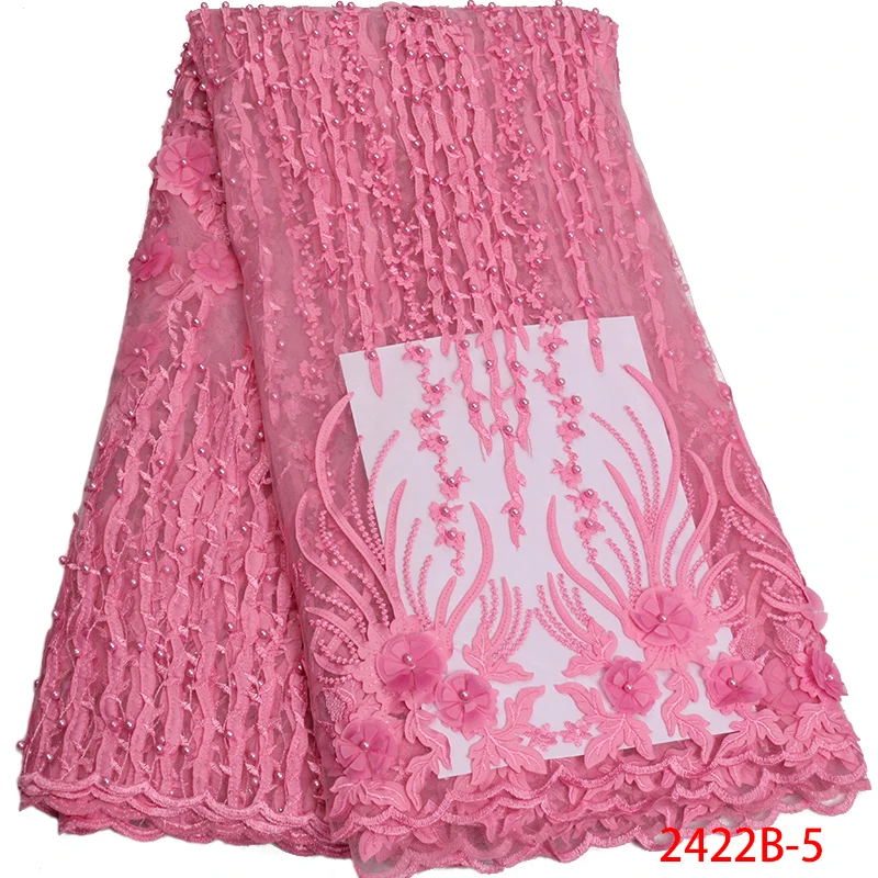 African Lace 2019 French Nigerian Fabric Bridal High Quality 3D Flowers Net Tulle For Wedding Party XZ2422B-1 | Дом и сад