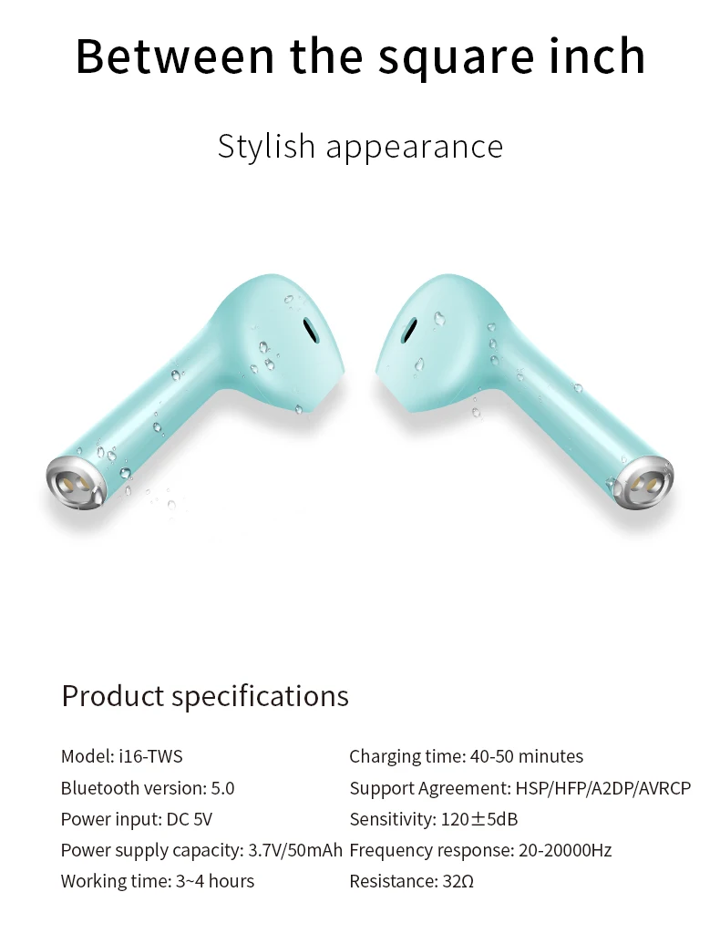 I16 TWS беспроводные наушники 1:1 Bluetooth 5,0 гарнитуры с микрофоном стерео наушники pk i10 i30