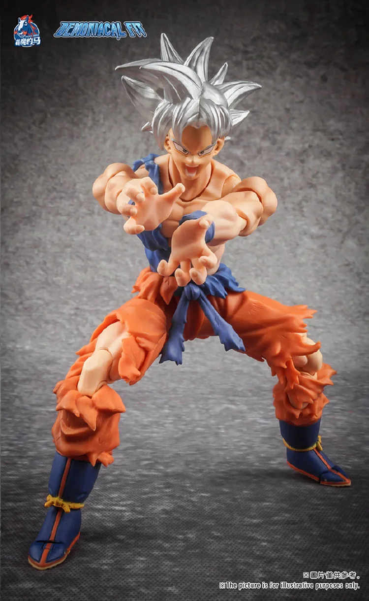 Обладает лошадь demoniacal подходит Dragon Ball Z Ultra инстинкт головы(без корпуса) ДЛЯ Bandai СВЧ Сон Гоку модели NZ003