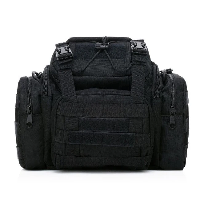 black Military Army Tactical Shoulder Bags Waist Bag Trekking Sports Travel Camping Hiking Trekking Mochila Militar Outdoor XA45D - Цвет: black