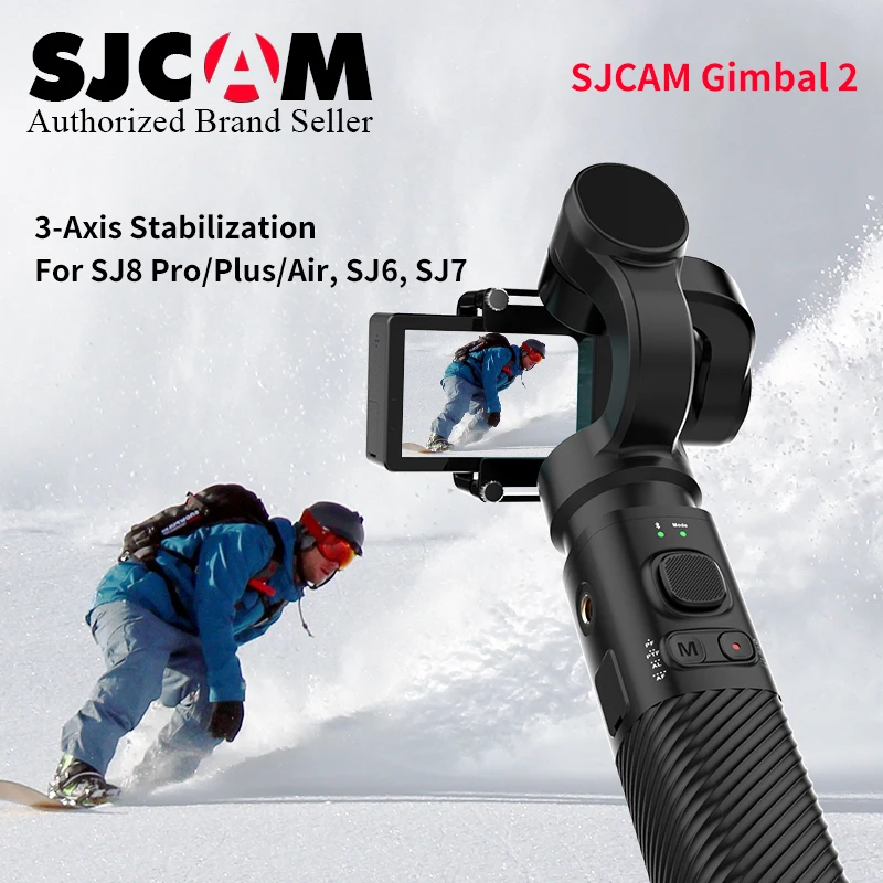 Аксессуары для SJCAM SJ8 Series SJ7 STAR SJ6 legend ручной 3 осевой шарнирный стабилизатор 2