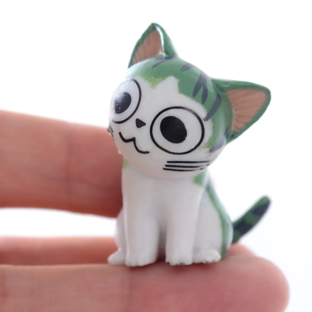 5 милых стилей! 9 шт. Мультяшные мини кошки для мальчиков детская коллекция милый