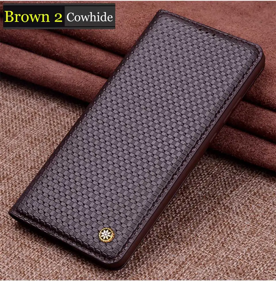 Brown 1 RYKKZ флип-кейс из натуральной кожи для huawei mate 20, Магнитный чехол для huawei mate 20X20 Pro, кожаный чехол для телефона - Цвет: Brown 1