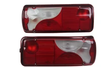 1pair 24v truck trailer bulb rear taillight tail lights for scania mercedes benz vehicles lorry