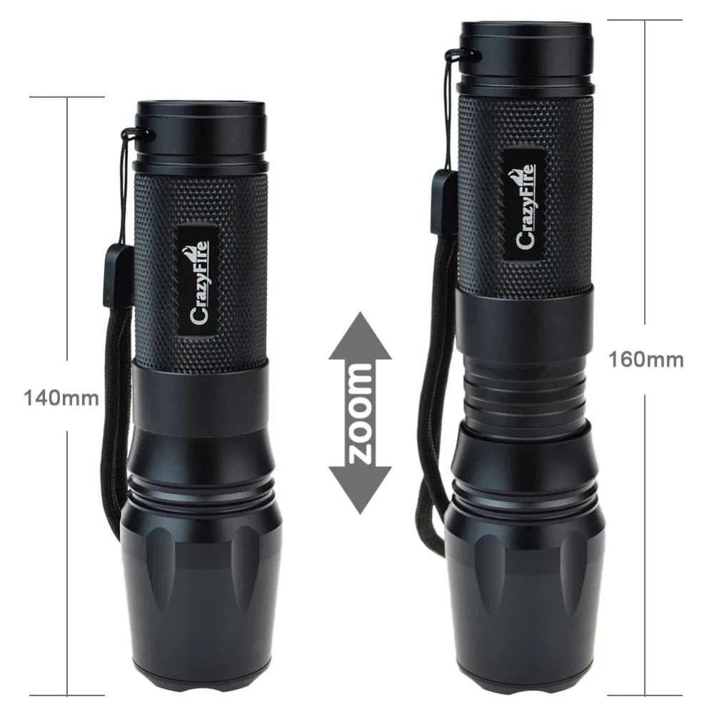Яркий светодиодный фонарик 2000 люмен CREE XM L T6 18650 фонарь для кемпинга/охоты/рыбалки
