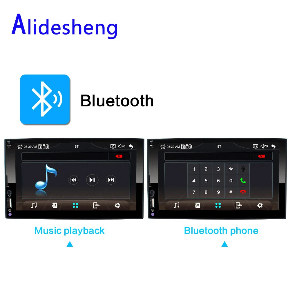 7 &quotHD 2 din автомобильный стерео радио USB ссылка для Apple CarPlay мультимедийный плеер MP5