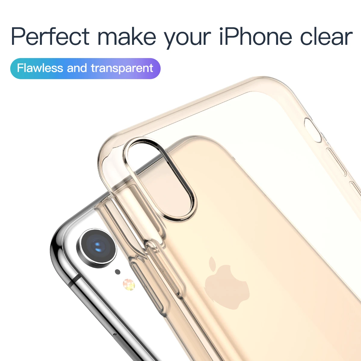 BASEUS простота для iPhone 5 8 xs max xr чехол прозрачный TPU с пылью плагин мобильного Xr |