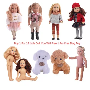 Американская кукла ZWSISU, 18 дюймов, ручной работы, 7 видов стилей Реалистичная кукла, каштановые волосы, костюм для верховой езды, Рождественский костюм с бесплатной собакой