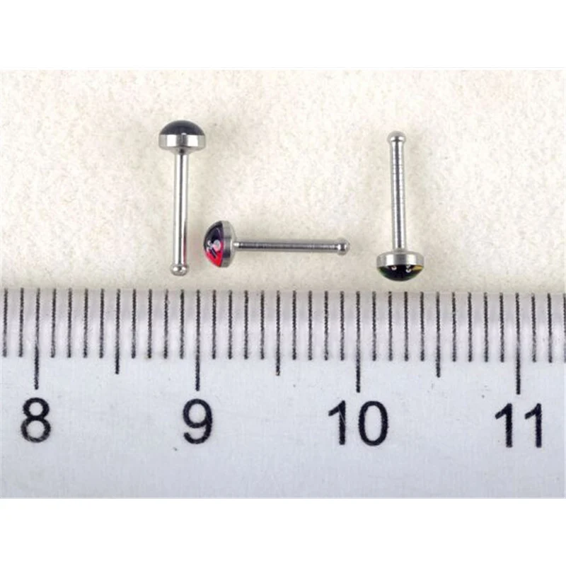 24 шт./компл. фальшивый нос кольцо из нержавеющей стали для прокола ногтей в