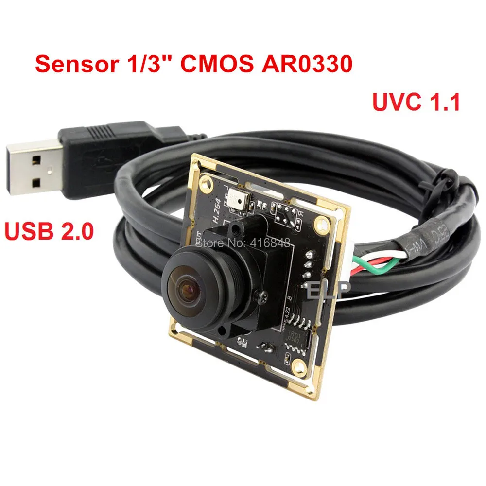 2MP cmos AR0330 H.264 широкий угол 180 градусов Рыбий глаз android usb модуль камеры 1080P