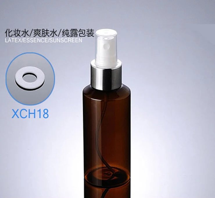 

300pcs/lot Plastic Amber 100ml PET Empty Spray Bottle For Make Up And Skin Care Refillable Bottle
