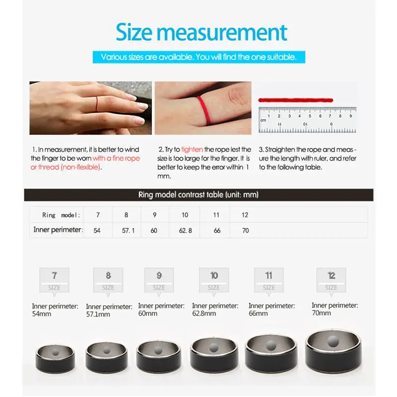 Оригинальное умное кольцо Jakcom R3F для высокоскоростной электроники NFC совместимое