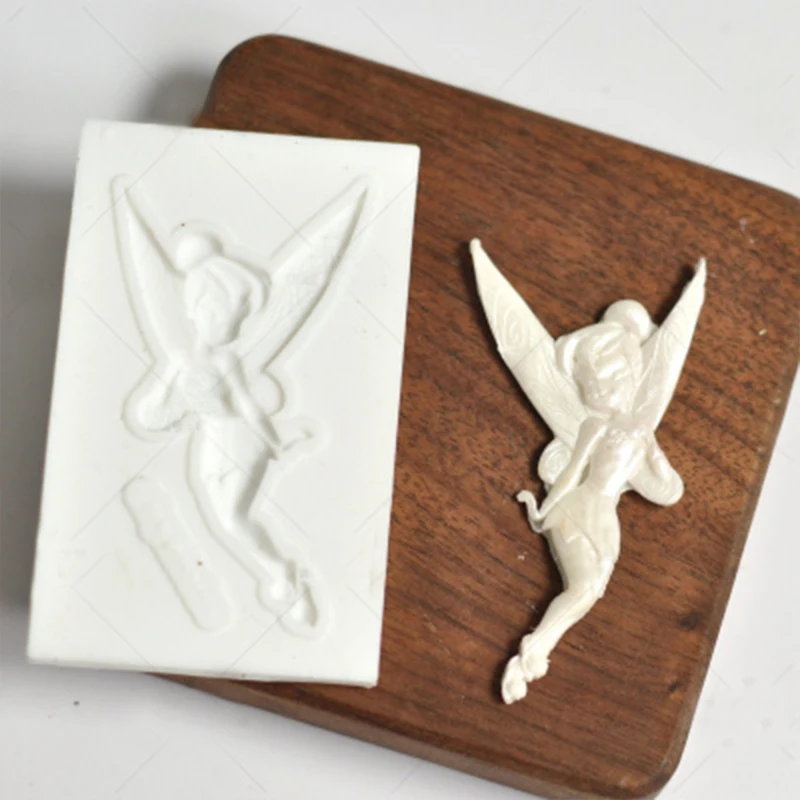 Sugarcraft 1 шт. Фея силиконовые формы 3D Ангел девушка помадка Шоколадные конфеты формы кухня Выпечка DIY аксессуары