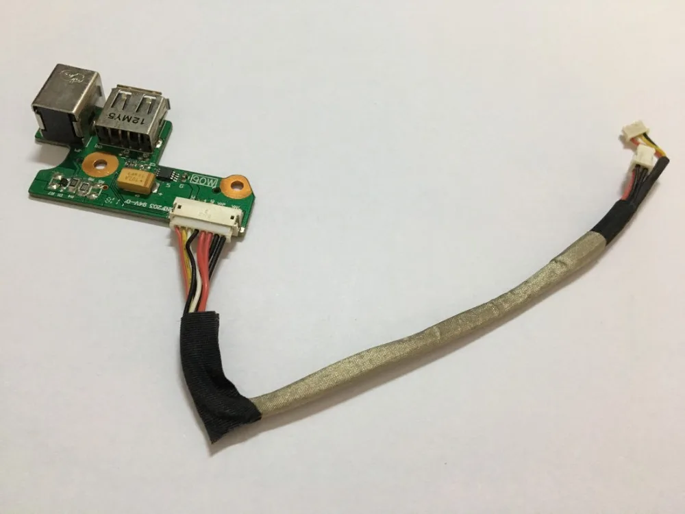 Новый оригинальный разъем питания постоянного тока WZSM USB плата для ноутбука HP