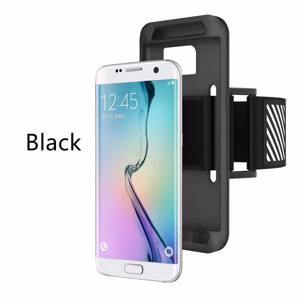 Sport Running Arm belt TPU phone case For Samsung Galaxy S7 S7edge shockproof Anti-fall Cases Note 7 |